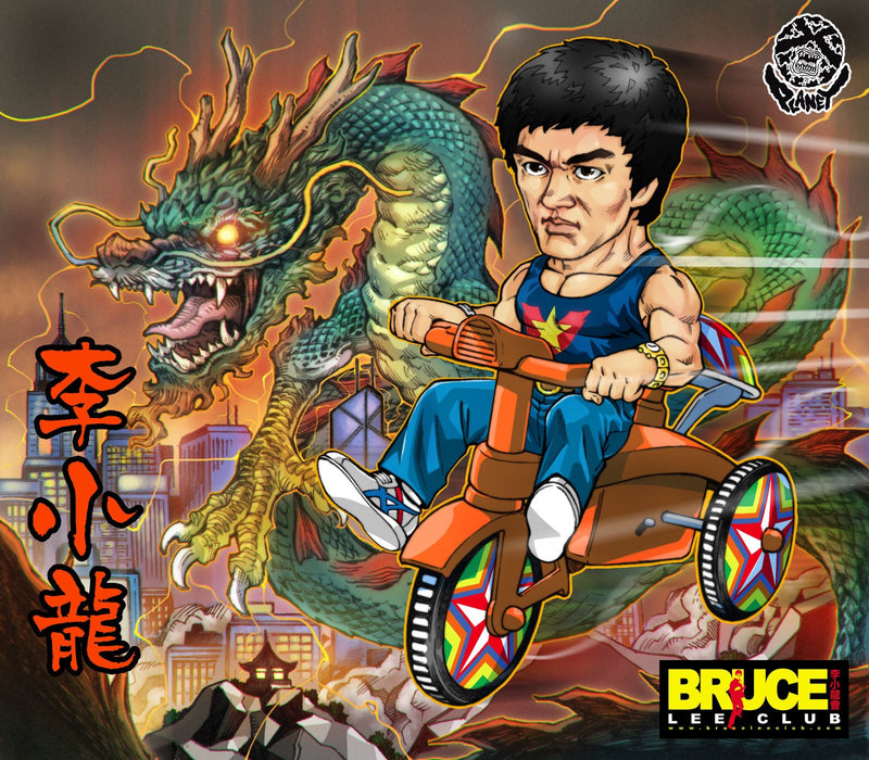 【預購】Bruce Lee Club x PLANET-X - TRIKES OF DRAGON 三輪車懷舊玩具 (橙色/黑色)